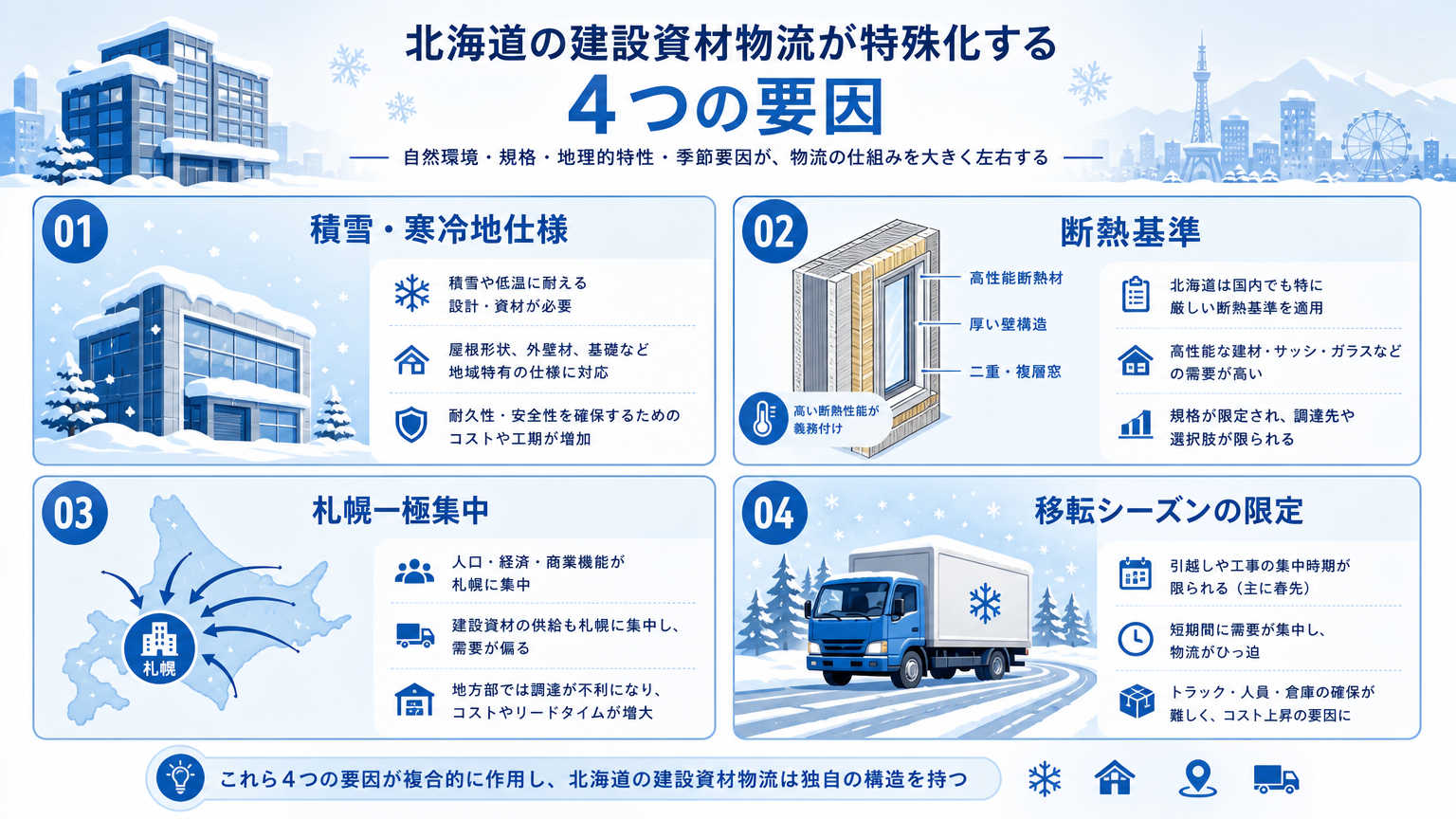 北海道でオフィス移転事情が特殊化する理由